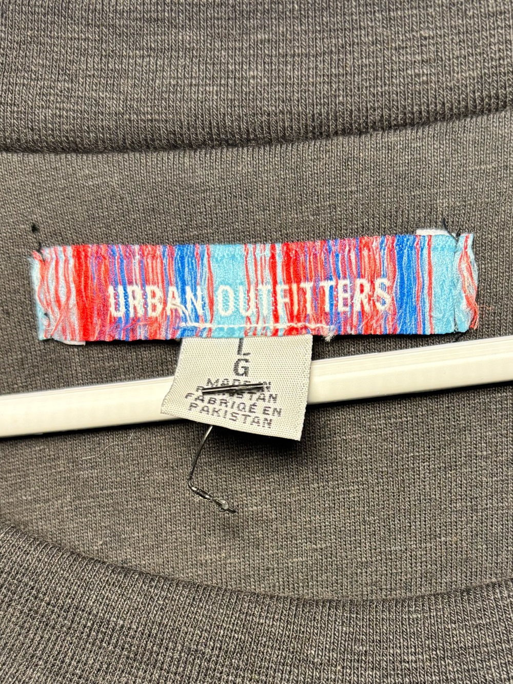 Urban Outfitters Black Short Sleeve Crew Tee - Raw Seam - Picture 2 of 5